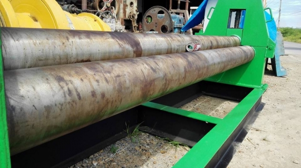 ** SOLD ** เครื่องม้วนเหล็กแผ่นประกอบใหม่ 8 ฟุต 240 cm เพลาตัน ม้วนหนา 6 mm ไฟ 380V สภาพสวยพร้อมใช้เอางานมาเทสได้ครับ ** SOLD ** เครื่องม้วนเหล็กแผ่นประกอบใหม่ 8 ฟุต 240 cm เพลาตัน ม้วนหนา 6 mm ไฟ 380V สภาพสวยพร้อมใช้เอางานมาเทสได้ครับ