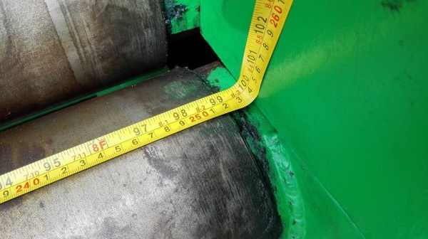 ** SOLD ** เครื่องม้วนเหล็กแผ่นประกอบใหม่ 8 ฟุต 240 cm เพลาตัน ม้วนหนา 6 mm ไฟ 380V สภาพสวยพร้อมใช้เอางานมาเทสได้ครับ ** SOLD ** เครื่องม้วนเหล็กแผ่นประกอบใหม่ 8 ฟุต 240 cm เพลาตัน ม้วนหนา 6 mm ไฟ 380V สภาพสวยพร้อมใช้เอางานมาเทสได้ครับ