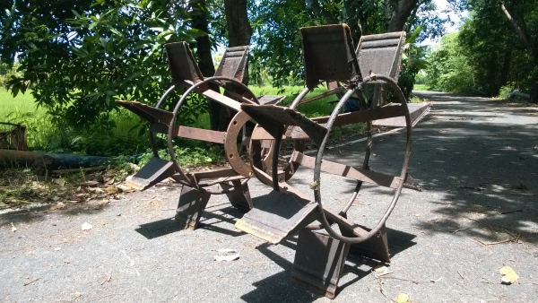 ล้อเหล็กกันจม คูโบต้า L34 ตามสภาพ