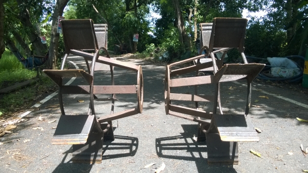 ล้อเหล็กกันจม คูโบต้า L34 ตามสภาพ