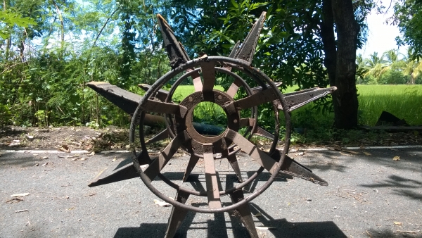 ล้อเหล็กกันจม คูโบต้า L34 ตามสภาพ