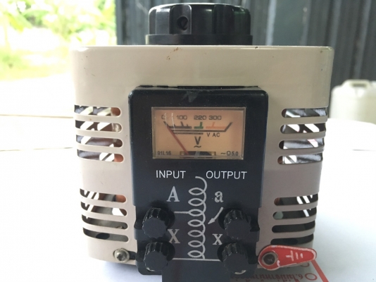 Slide Regulator i/p 220v --> 0~250V