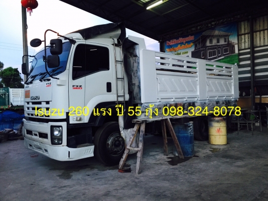 Isuzu 360 แรง ปี 55 กระบะดัมพ์สามมิตร ลูก 3 เพลาแท้ พร้อมใช้