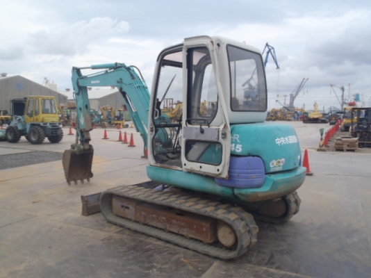 Komatsu PC45-1E ตู้เก๋ง ปั้มนิ้ว เก่าญี่ปุ่น อาร์มเป็นหัวกระแทกในตัวจากโรงงาน