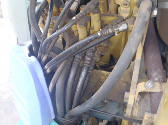 Komatsu PC45-1E ตู้เก๋ง ปั้มนิ้ว เก่าญี่ปุ่น อาร์มเป็นหัวกระแทกในตัวจากโรงงาน