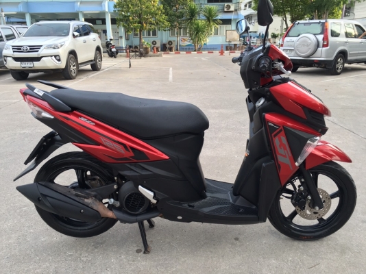 ขาย yamaha GT125 สีดำ-แดง รถปี2016