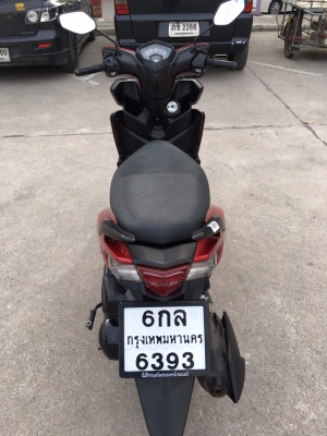 ขาย yamaha GT125 สีดำ-แดง รถปี2016