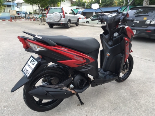 ขาย yamaha GT125 สีดำ-แดง รถปี2016