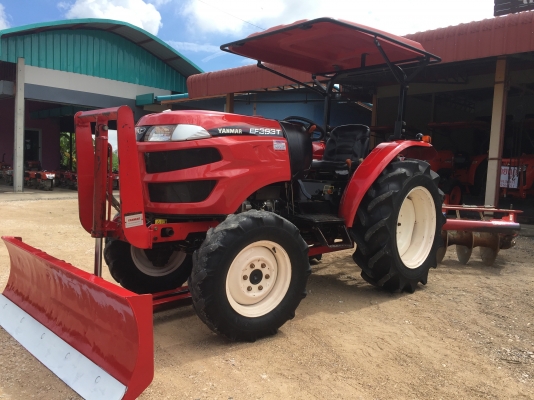ขายรถไถยันมาร์ #EF393T(4WD)2เพลา พร้อมอุปกรณ์ ใบมีดดันดินและผานพรวน ราคา 328000บาท พร้อมส่งฟรีถึงบ้า