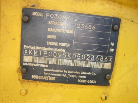 Komatsu PC30MR-2 #23686 รถขุดนำเข้าจากญี่ปุ่น โทร. 080-6565422 (หนิง)