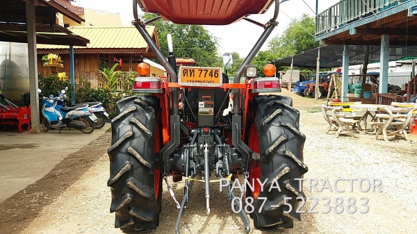 รถเข้าใหม่ #ปัญญาแทรคเตอร์  คูโบต้าL4508DI  สภาพนางฟ้า พร้อมใช้  ทำงาน 878 ชม.ใบมีดคานล่าง พร้อมผานพรวน 6x24 จัดส่งอำเภอคลองลานจังหวัดกำแพงเพชร