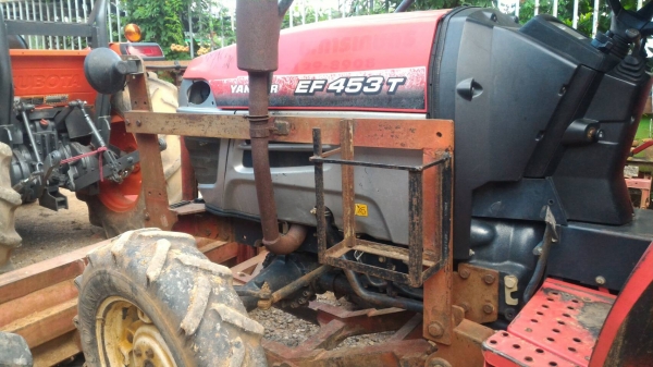 สามย่านแทรคเตอร์ ขายรถไถ YANMAR EF453T พร้อมดันหน้า และผานพรวน ราคา 265,000 มีรถขนส่งบริการ ร้านสามย