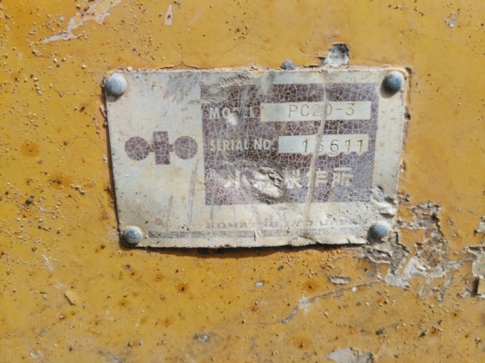 ขายรถแม็คโครPC60-3 พร้อมใช้