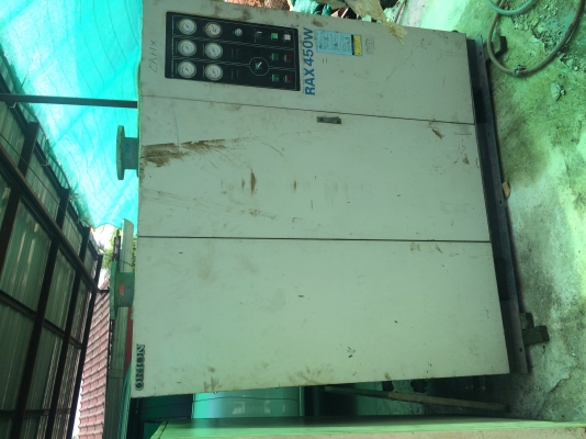 ขายปั๊มลมสกรู100แรงปี1997พร้อมแอร์ไดเออร์พร้อมถังลมราคากันเองครับ