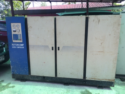 ขายปั๊มลมสกรู100แรงปี1997พร้อมแอร์ไดเออร์พร้อมถังลมราคากันเองครับ