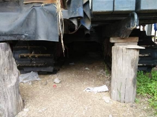ขายรถเกียวข้าว KUBOTA DC70 แทรกยางเปลี่ยนใหม่ทั้งสองข้าง ดอกเต็มๆ พร้อมเทนเลอร์ รถใช้เกี่ยวแต่นาปีทำงานน้อยๆ ราคาต่อลองได้โทรเลยครับ