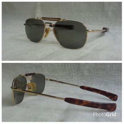 แว่นตาอเมริกันวินเทจ ยุค &#039;80s  เสืออากาศตัวจ่าฝูง!  Vintage AO Skymaster handmade in USA  ตัวแท้!  จริงใจ - ไม่จิงโจ้!