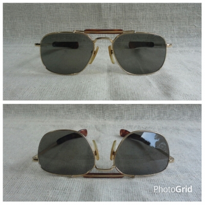 แว่นตาอเมริกันวินเทจ ยุค &#039;80s  เสืออากาศตัวจ่าฝูง!  Vintage AO Skymaster handmade in USA  ตัวแท้!  จริงใจ - ไม่จิงโจ้!