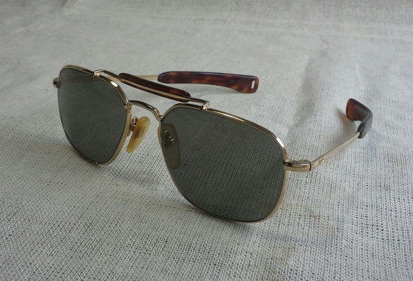 แว่นตาอเมริกันวินเทจ ยุค &#039;80s  เสืออากาศตัวจ่าฝูง!  Vintage AO Skymaster handmade in USA  ตัวแท้!  จริงใจ - ไม่จิงโจ้!