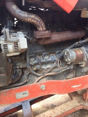 Kubota m 5000อุปกรณ์ดันหน้า ผาน6. เอกสารเล่มทะเบียน. รถพร้อมใช้