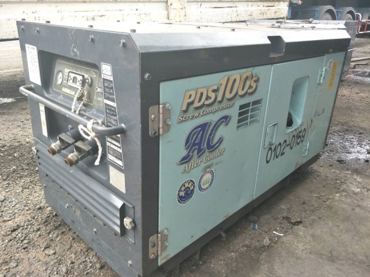 PDS100SC-ปั๊มลม มือสอง Screw compressor 7 bar 100cfm. Diesel Engine by OEK