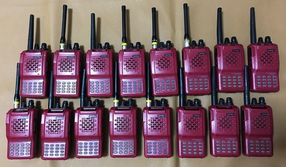 ขายเหมา วอ แดง Vertex vx 151 Japan จำนวน 16 ตัว มือสอง