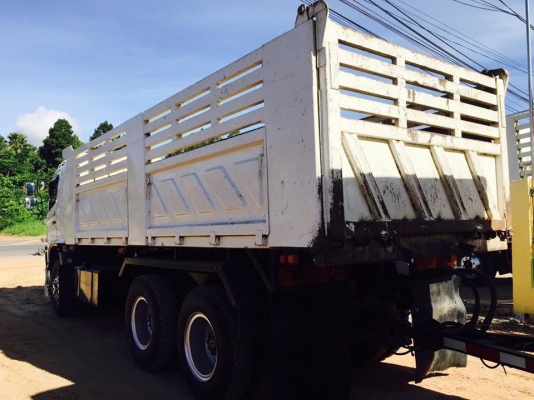Hino 344 แรง ปี 53 แม่ลูกดัมพ์สามมิตรลูก 3 เพลาแท้ ทะเบียนพร้อม