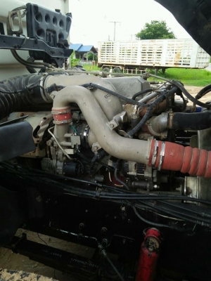 Hino 344 แรง ปี 53 แม่ลูกดัมพ์สามมิตรลูก 3 เพลาแท้ ทะเบียนพร้อม