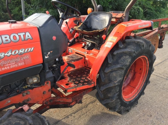 แทรกเตอร์ L3408DI ใบดันดิน+ผานบุกเบิก DP224 ใบ22 นิ้ว จาน 3ใบ