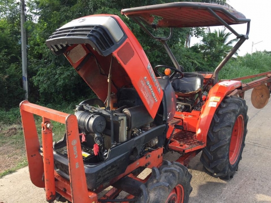 แทรกเตอร์ L3408DI ใบดันดิน+ผานบุกเบิก DP224 ใบ22 นิ้ว จาน 3ใบ