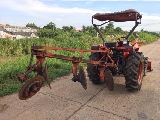 แทรกเตอร์ L3408DI ใบดันดิน+ผานบุกเบิก DP224 ใบ22 นิ้ว จาน 3ใบ