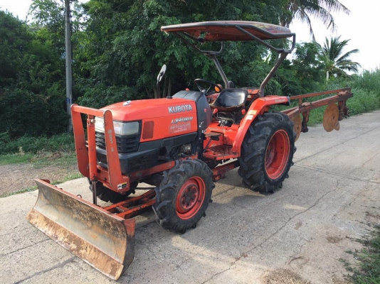 แทรกเตอร์ L3408DI ใบดันดิน+ผานบุกเบิก DP224 ใบ22 นิ้ว จาน 3ใบ