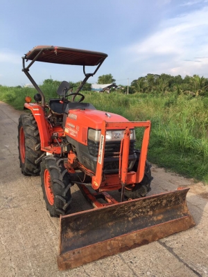 แทรกเตอร์ L3408DI ใบดันดิน+ผานบุกเบิก DP224 ใบ22 นิ้ว จาน 3ใบ