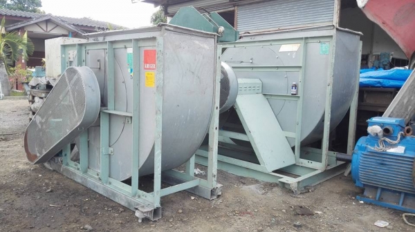 ** SOLD ** เหลือ 1 ตัว ** โบวเวอร์พัดลมระบายอากาศ KRUGER 10 HP 380V โครงสร้างใหญ่ใบพัด 32"(800mm) พร้อมใช้