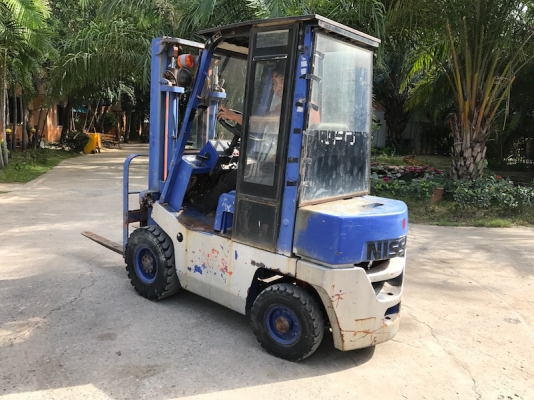 ขายFORKLIFT NISSAN FG15 สุดสวย(1.5ตัน) เสา3เมตร สวยเดิมจากญี่ปุ่น ยังไม่เคยใช้ในไทย 95,000เท่านั้น!!