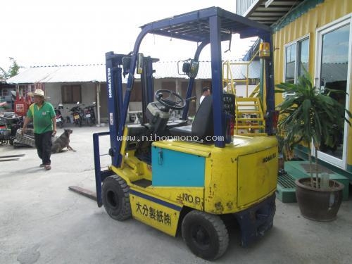 ราคา145,000 บาท รถยกไฟฟ้า KOMATSU รุ่นFB15EX-7 รหัสสินค้า 80904591 ติดต่อ 081-8283376  www.nihonmono.com