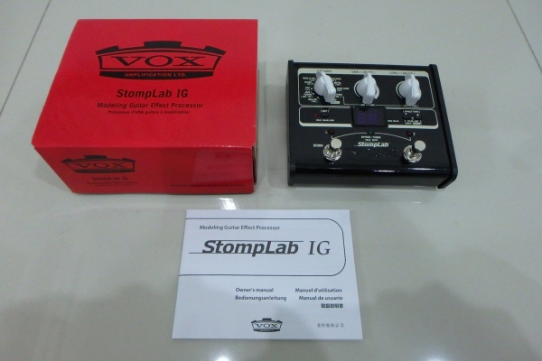 เอฟเฟคกีตาร์ StompLab IG รุ่น SL1G ของใหม่ มือหนึ่ง ยกกล่อง Made in Japan เอฟเฟคกีตาร์ StompLab IG รุ่น SL1G ของใหม่ มือหนึ่ง ยกกล่อง Made in Japan