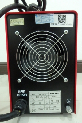 ตู้เชื่อมหูหิ้วอินเวิร์ตเตอร์ WELPRO WELARC160 (160แอมป์) สภาพใหม่ สายเชื่อมยาว 7 เมตร