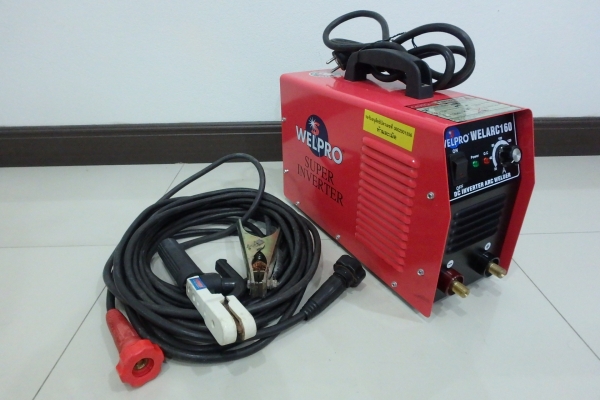 ตู้เชื่อมหูหิ้วอินเวิร์ตเตอร์ WELPRO WELARC160 (160แอมป์) สภาพใหม่ สายเชื่อมยาว 7 เมตร