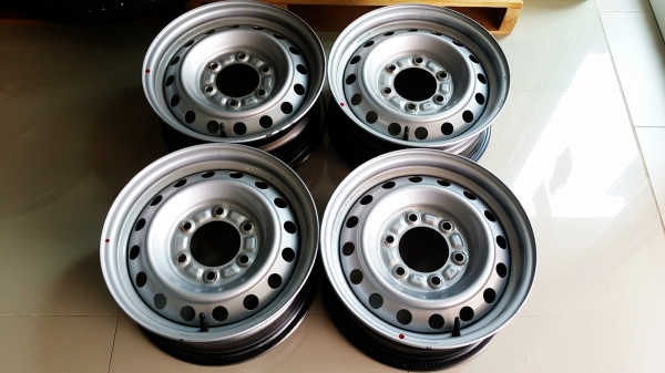 ล้อกระทะกระบะ 6รู139.7 (ล้อเปล่า) จำนวน 4วง ล้อกระทะกระบะ 6รู139.7 (ล้อเปล่า) จำนวน 4วง