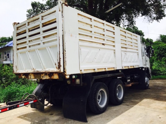 Hino 344 แรง ปี 56 ดัมพ์สามมิตรแม่ลูก 3 เพลาแท้ ทะเบียนพร้อม