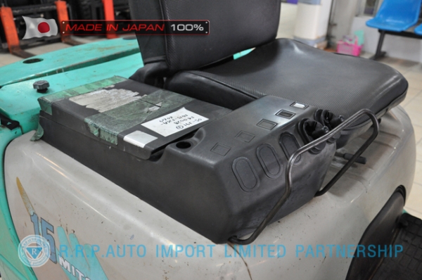 ขายรถโฟล์คลิฟท์มือสอง MITSUBISHI รุ่น FG15T-51216 นำเข้าจากประเทศญี่ปุ่น 100\% ไม่เคยใช้งานในไทย