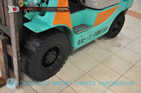 ขายรถโฟล์คลิฟท์มือสอง MITSUBISHI รุ่น FG15T-51216 นำเข้าจากประเทศญี่ปุ่น 100\% ไม่เคยใช้งานในไทย