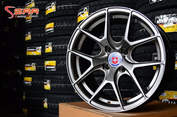 HRE P101 ขอบ15 4H100 HB (ไฮเปอร์แบล็ก)