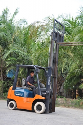ขายFORKLIFT TOTOTA รุ่น7FG15(1.5ตัน) สวยเดิมจากญี่ปุ่น ยังไม่เคยใช้ในไทย 135,000เท่านั้น!!