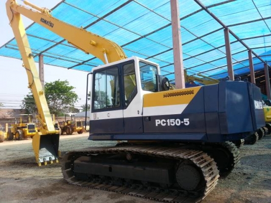 ขายแบคโฮ. KOMATSU PC150-5. บูมยาวเก่านอก