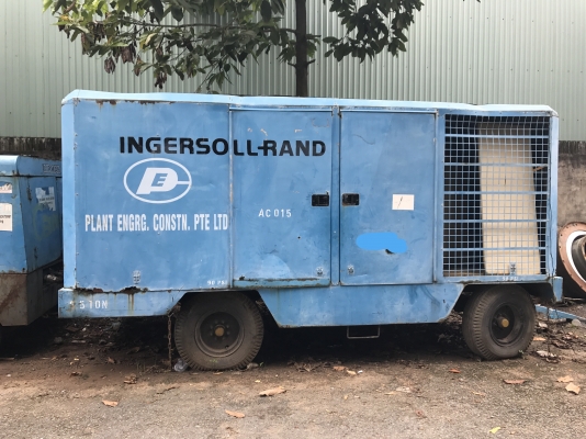 เครื่องขายเครื่องลมingersoll rand สกรูไฮเฟสเชอร์ เครื่องcat3306 21บาร์ 750cfm สภาพพร้อมใช้เก่านอกแท้