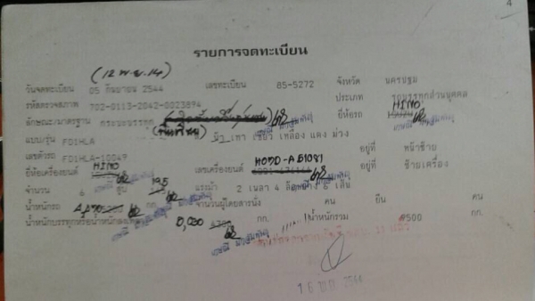 ขาย 495,000 บาท HINO FD1H ยาว 6 เมตร (พร้อมลิฟเปอร์) เครื่อง HO7D-195 แรง หัวบาง ยาง 8.25-16 ดี คัสช ขาย 495,000 บาท HINO FD1H ยาว 6 เมตร (พร้อมลิฟเปอร์) เครื่อง HO7D-195 แรง หัวบาง ยาง 8.25-16 ดี คัสช