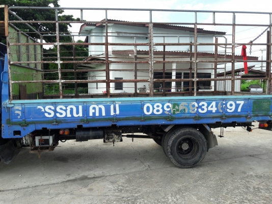 ISUZU รุ่น NPR 57 P 4 สูบ 100 แรง  กระบะยาว 5.00 เมตร กว้าง 2.10 เมตร พวงมาลัยพาวเว่อร์
