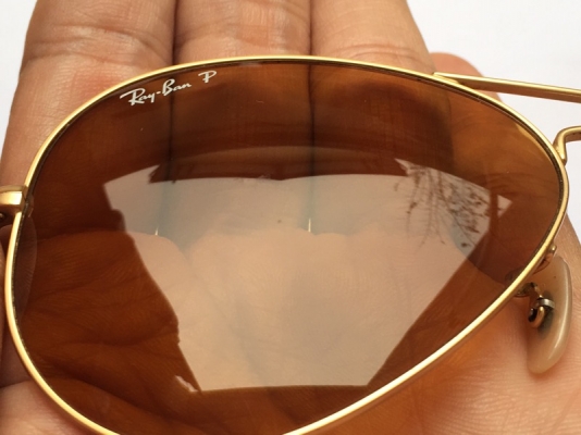 ขายแว่น Ray Ban aviator เลนส์poralized